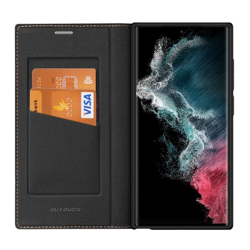 Schutzhülle Für Samsung Galaxy S23 Ultra 5G Flip Case Haut X2-serie Dux Ducis