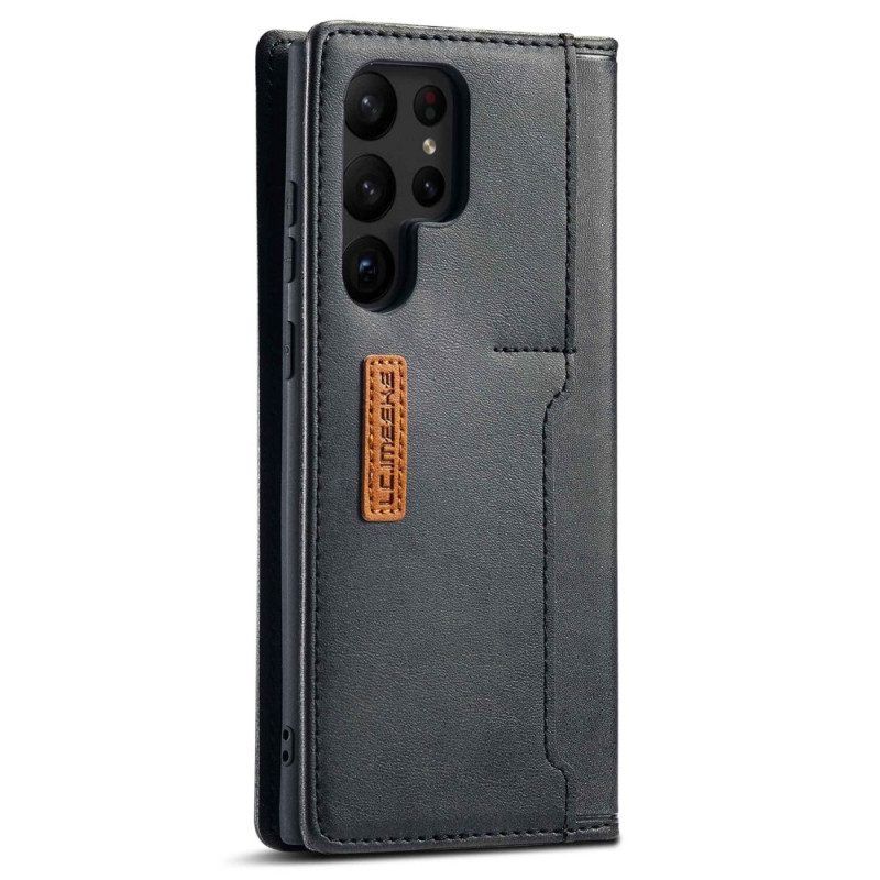 Schutzhülle Für Samsung Galaxy S23 Ultra 5G Flip Case Lc.imeeke Kartenhalter Hinten