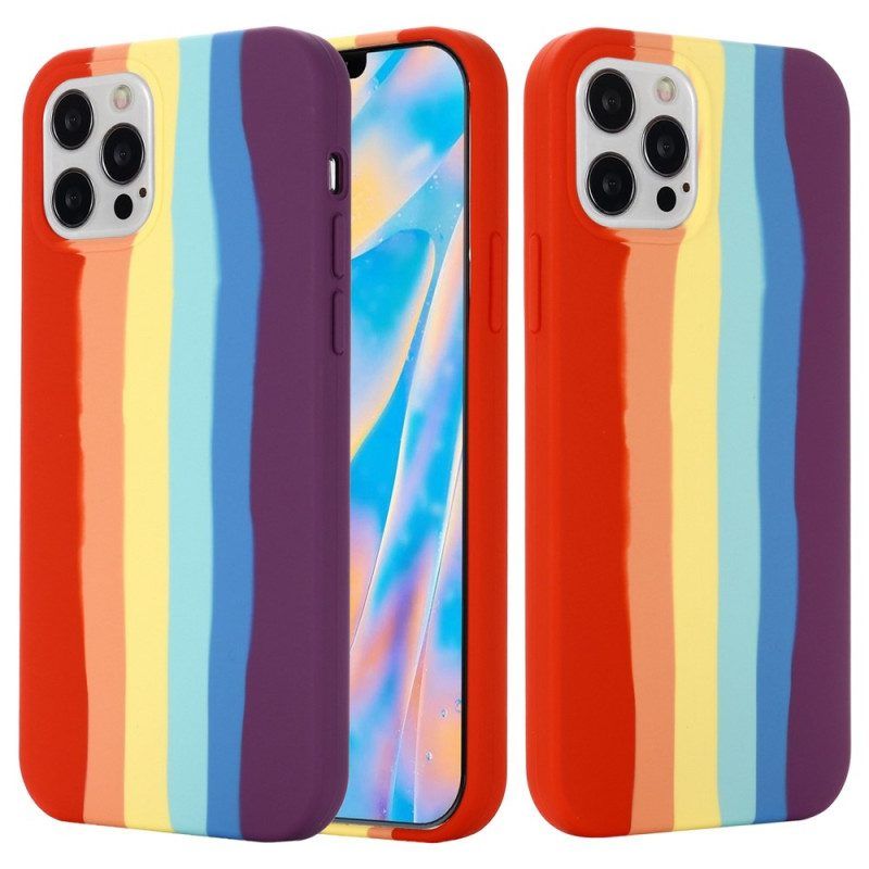 Handyhülle Für iPhone 14 Pro Max Regenbogen