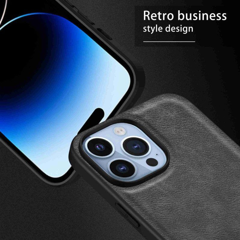 Handyhülle Für iPhone 14 Pro Max Retro-kunstleder