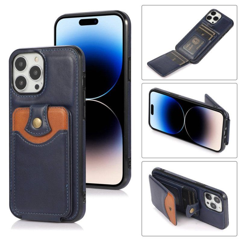 Hülle Für iPhone 14 Pro Max Flip Case Klappkartenhalter