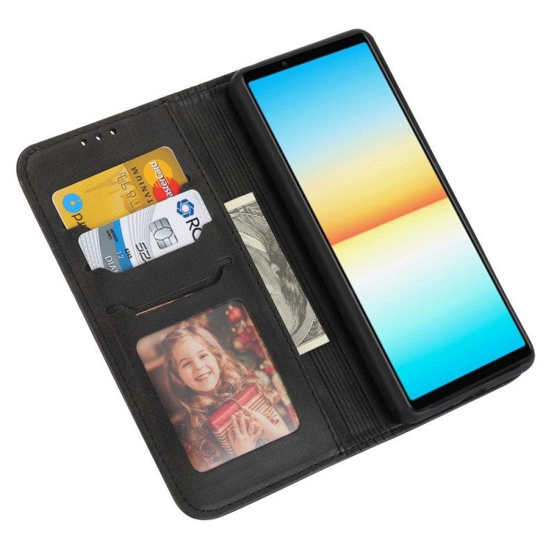 Flip Case Für Sony Xperia 10 IV Kleines Kätzchen