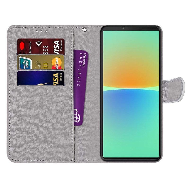 Flip Case Für Sony Xperia 10 IV Wie Farbe