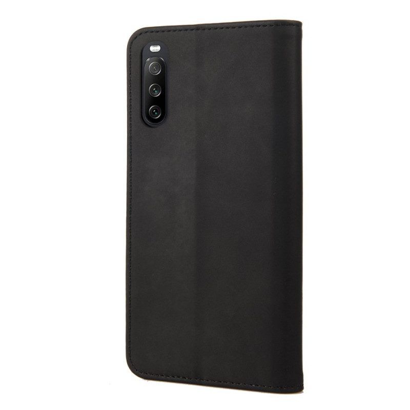 Schutzhülle Für Sony Xperia 10 IV Flip Case Zweifarbig