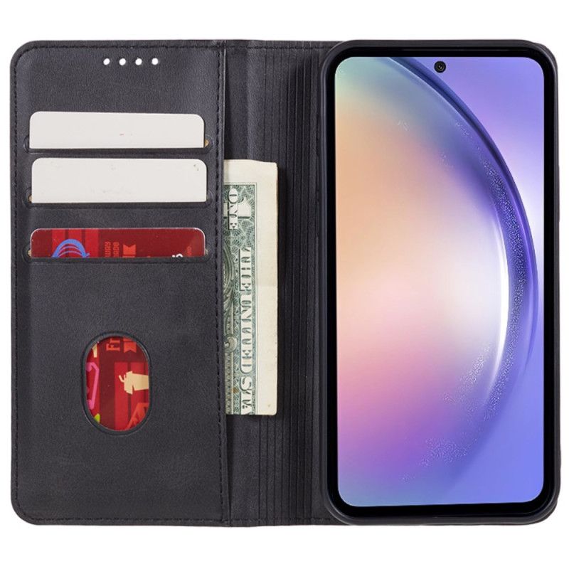 Flip Case Für Samsung Galaxy M55 5g Wadenstruktur