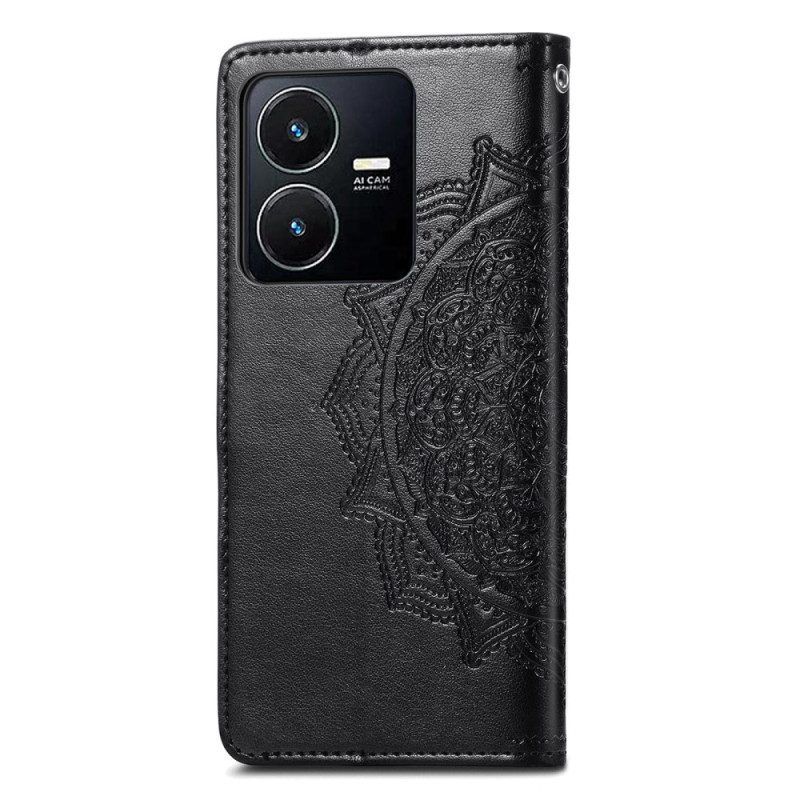 Flip Case Für Vivo Y35 Barock-mandala