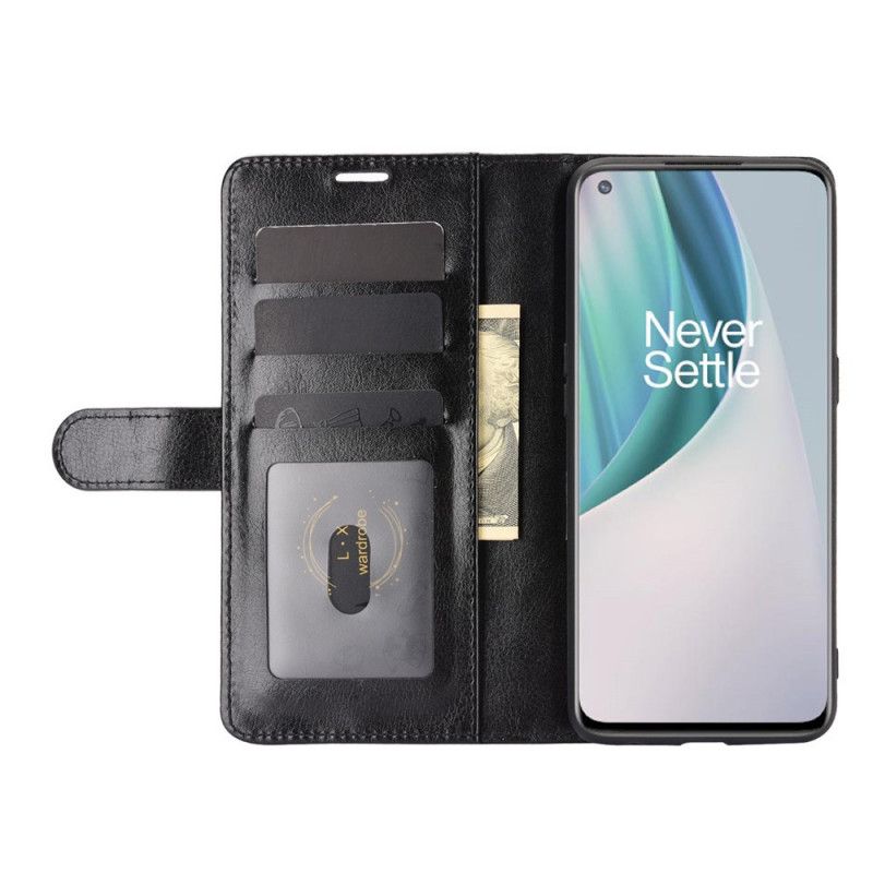 Lederhüllen OnePlus Nord N10 Schwarz Ultra-Kunstleder