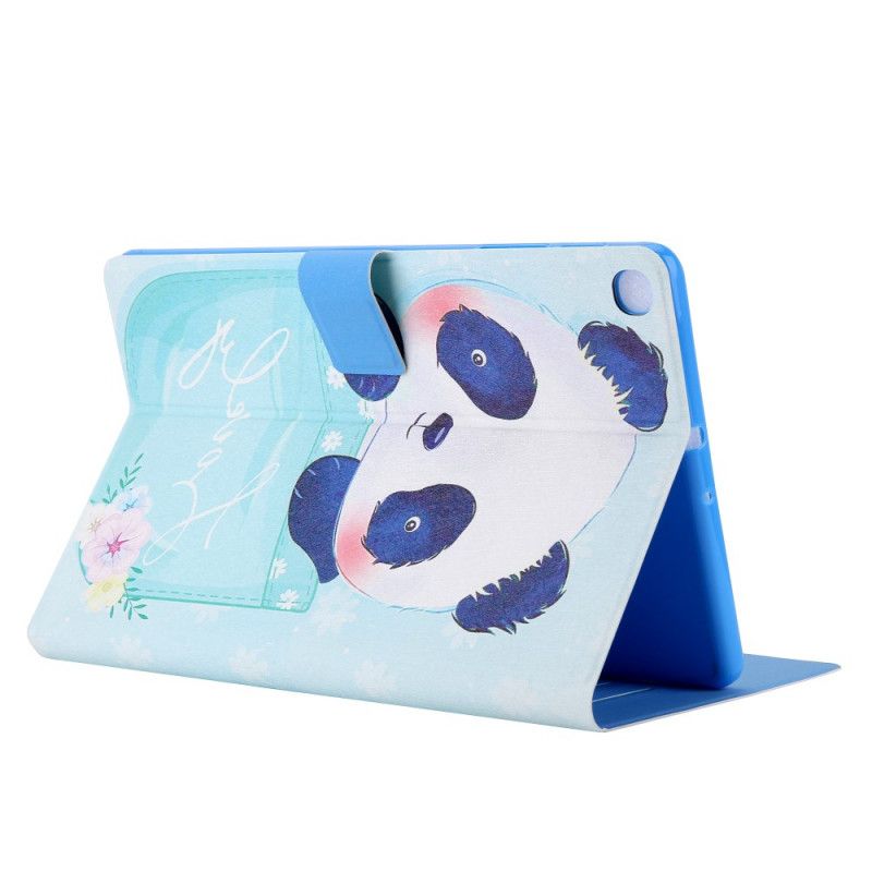 Lederhüllen Samsung Galaxy Tab A 8" (2019) Grün Panda-Serie