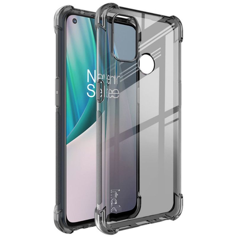 Hülle OnePlus Nord N100 Schwarz Transparentes Imak