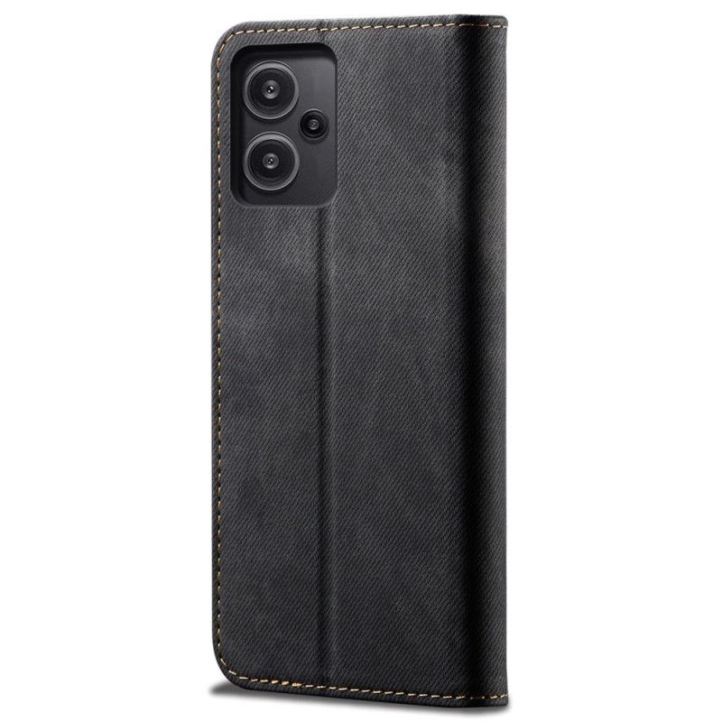 Flip Case Für Xiaomi Redmi Note 13 Pro Plus 5g Jeansstoff