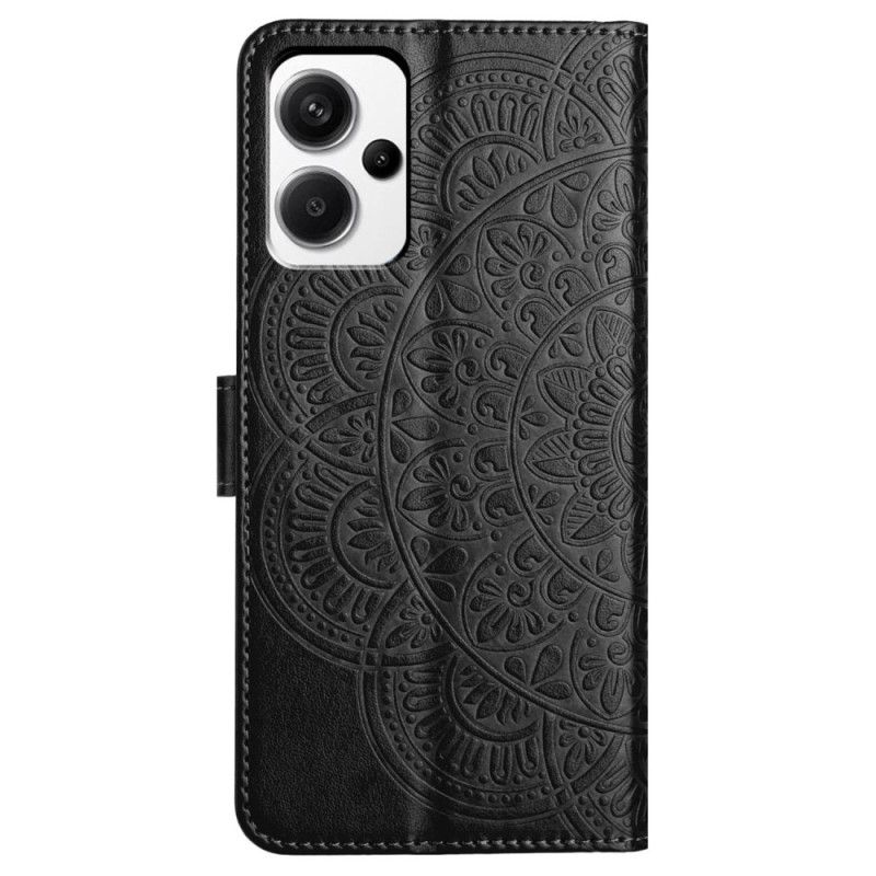 Lederhüllen Für Xiaomi Redmi Note 13 Pro Plus 5g Mandala-druck Mit Riemen