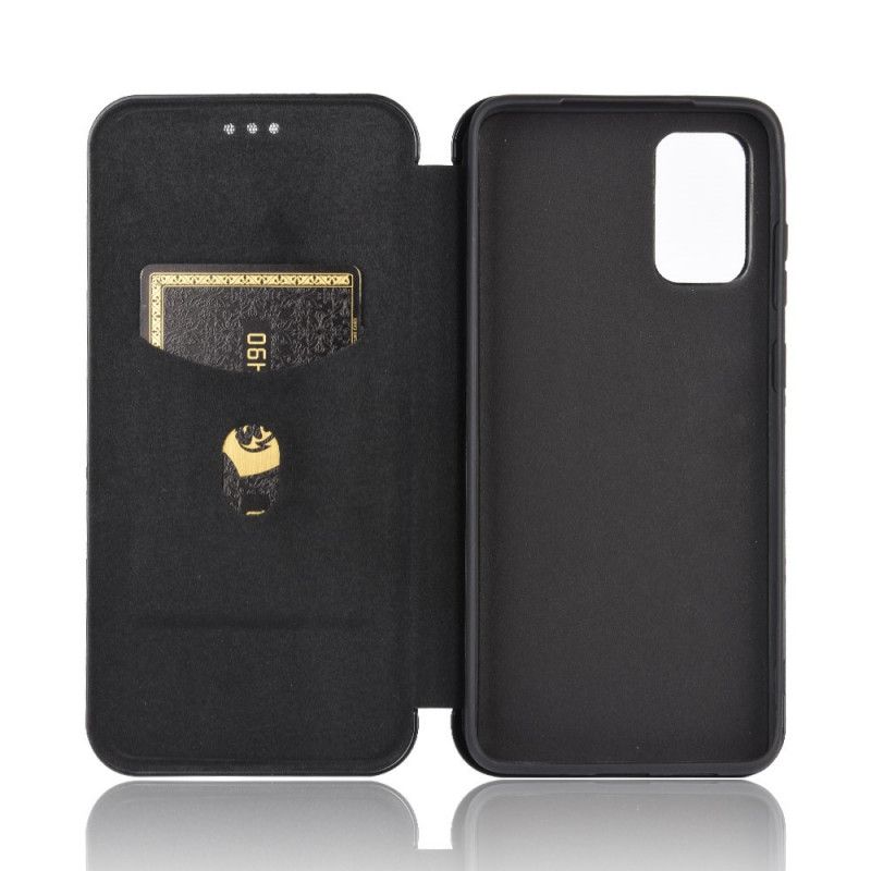 Flip Case Samsung Galaxy S20 FE Schwarz Kohlefaser