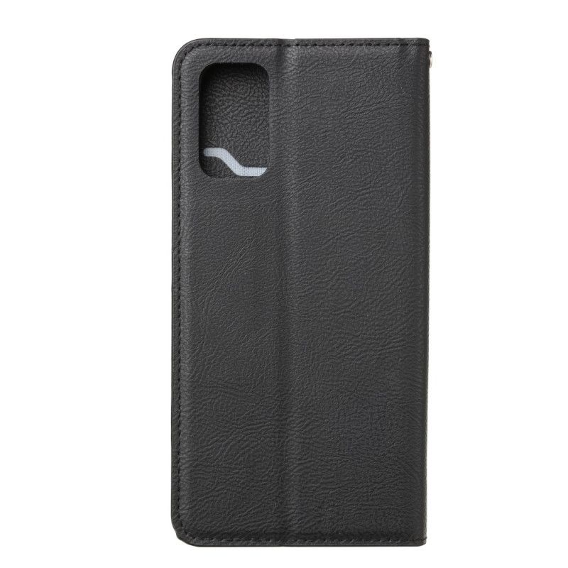 Flip Case Samsung Galaxy S20 FE Schwarz Vorderer Kartenhalter