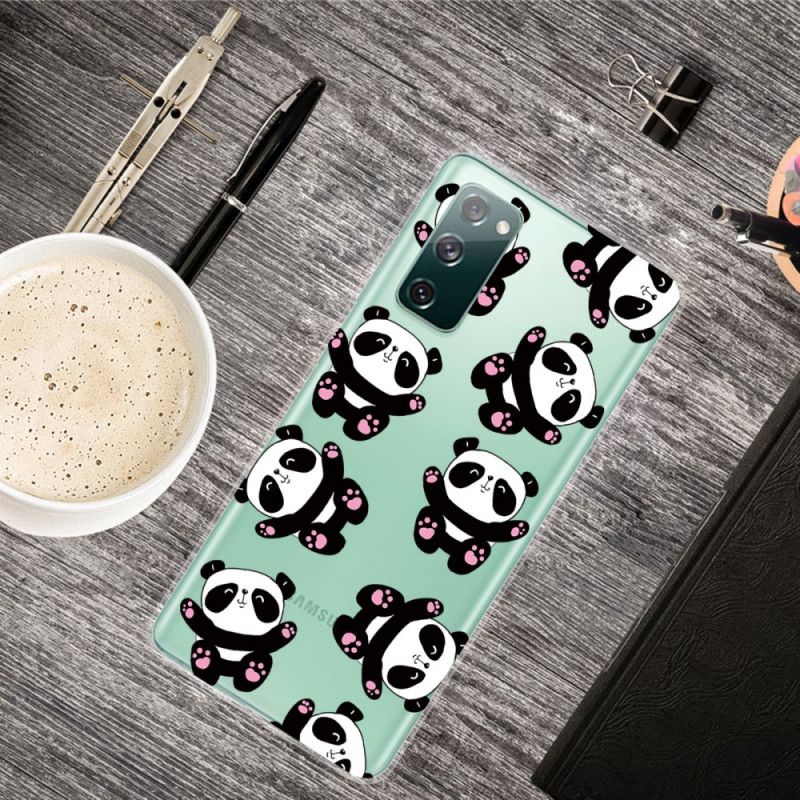 Hülle Samsung Galaxy S20 FE Handyhülle Top-Spaß-Pandas