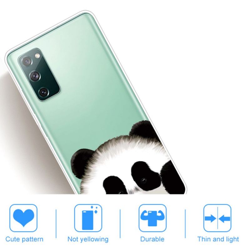 Hülle Samsung Galaxy S20 FE Transparenter Panda