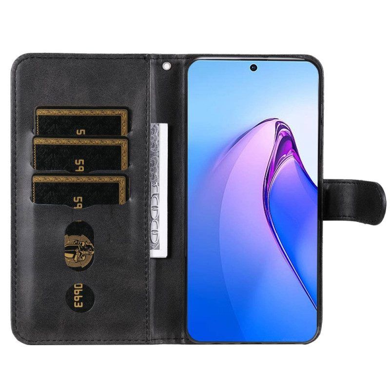 Flip Case Für Oppo Reno 8 Pro Geldbörse