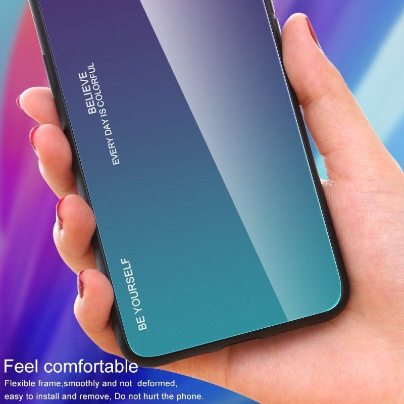 Handyhülle Für Oppo Reno 8 Pro Glauben Sie An Gehärtetes Glas