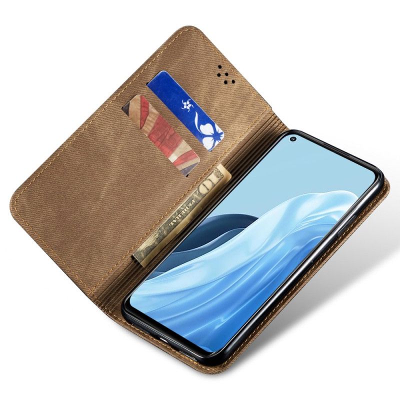 Flip Case Oppo A98 5g Jeans-textur