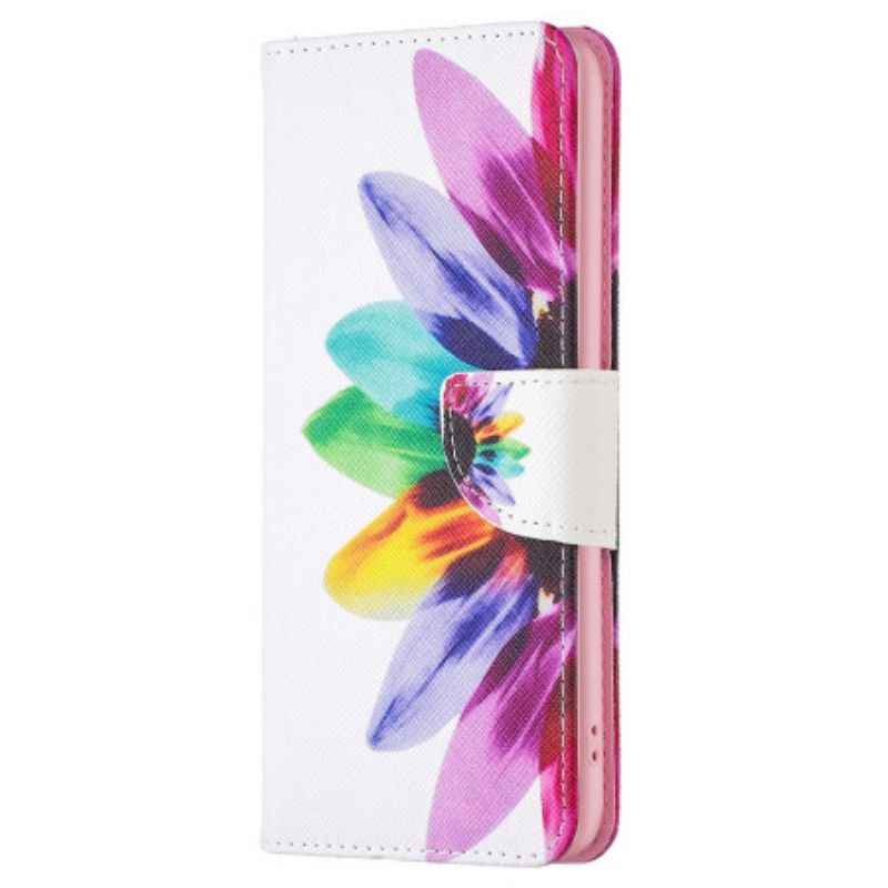 Lederhüllen Für Oppo A98 5g Aquarellblume