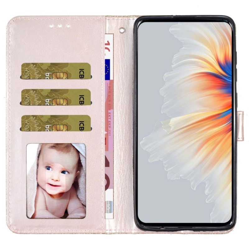 Lederhüllen Für Oppo A98 5g Riemchen-pailletten