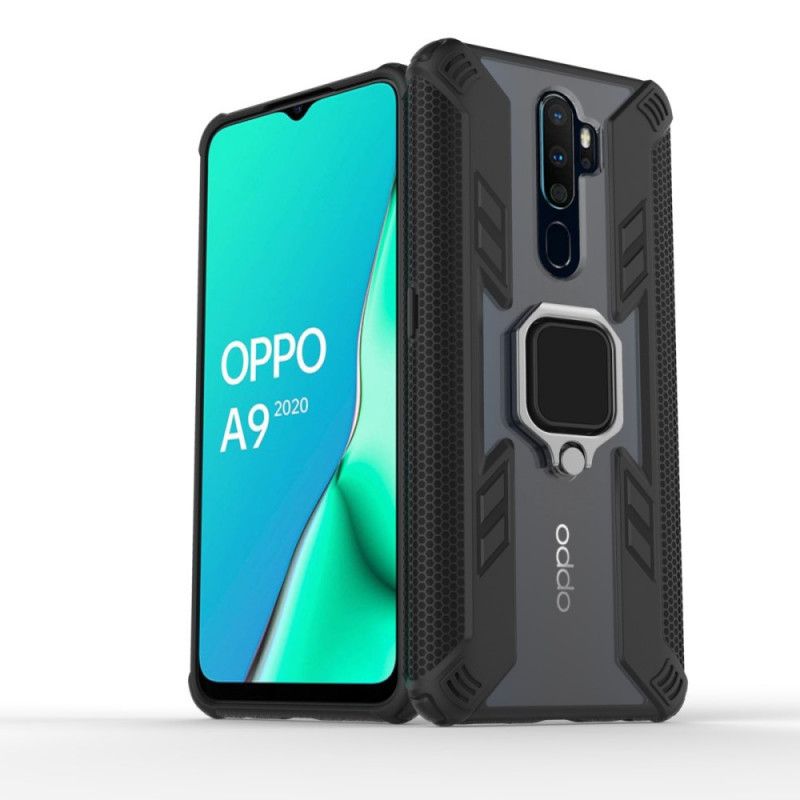 Hülle Für Oppo A9 2020 Schwarz Premium Ring