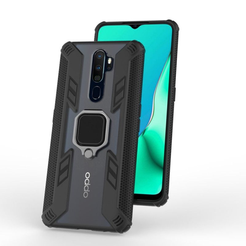 Hülle Für Oppo A9 2020 Schwarz Premium Ring