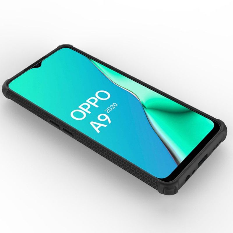 Hülle Für Oppo A9 2020 Schwarz Premium Ring