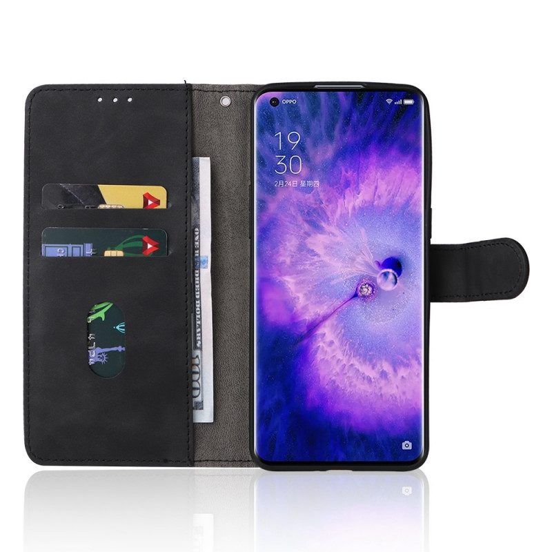 Flip Case Für Oppo Find X5 Pro Vereinigter Jahrgang