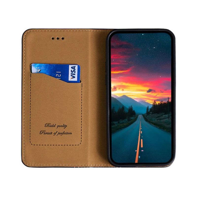 Schutzhülle Für Oppo Find X5 Pro Flip Case Vintage-ledereffekt