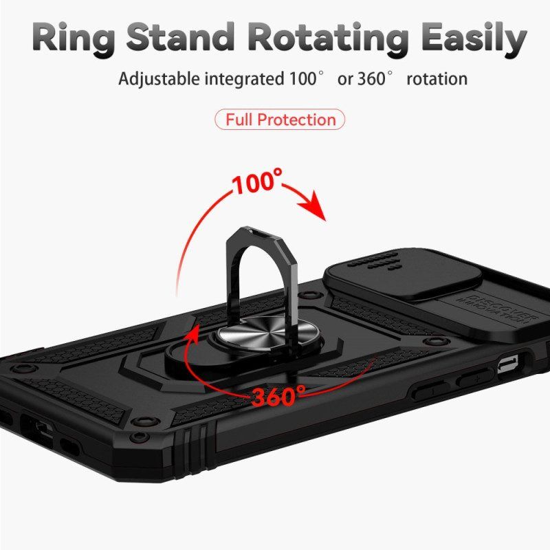 Hülle Für iPhone 15 Stützring Und Linsenschutz