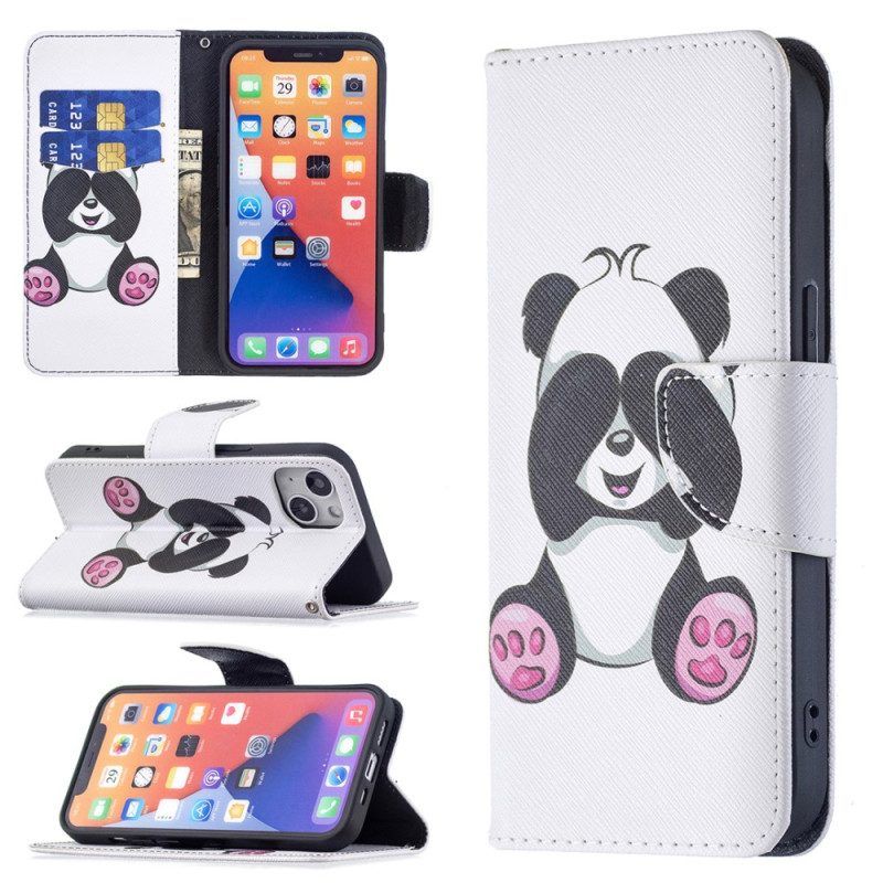 Lederhüllen Für iPhone 15 Panda