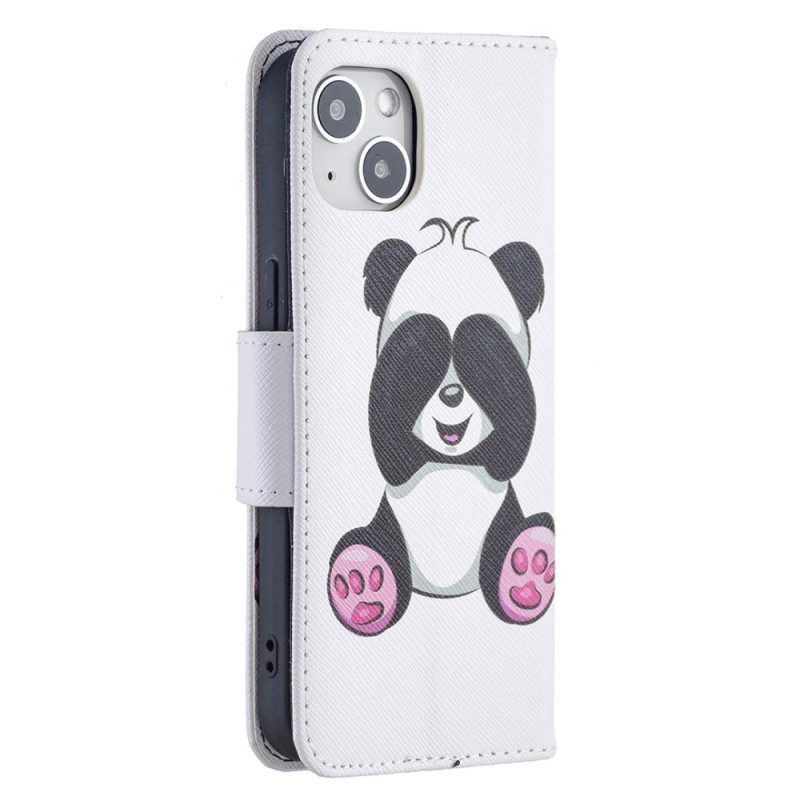 Lederhüllen Für iPhone 15 Panda