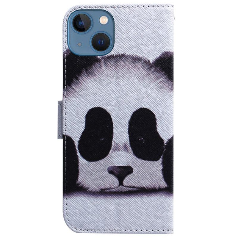 Lederhüllen Für iPhone 15 Panda