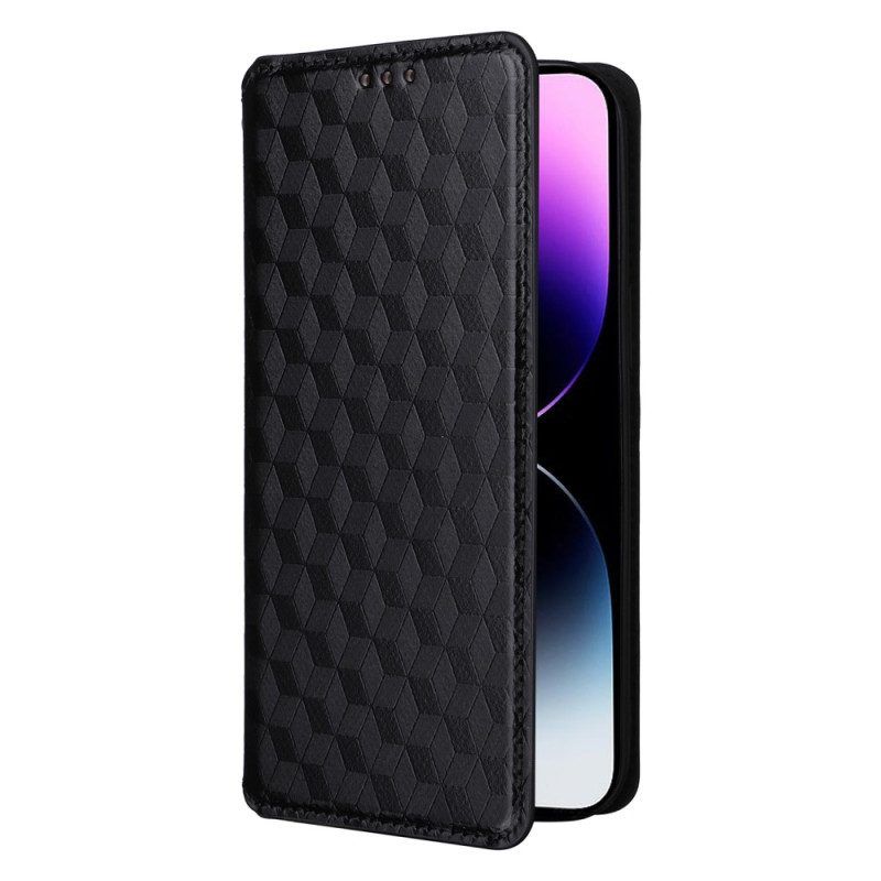 Schutzhülle Für iPhone 15 Flip Case 3d-würfel