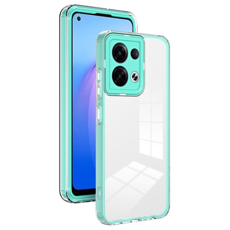 Handyhülle Für Oppo Reno 8 Transparenter Hybrid