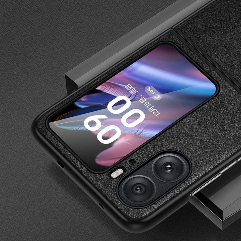 Hülle Für Oppo Find N2 Flip Flip Case Sulada Ledereffekt