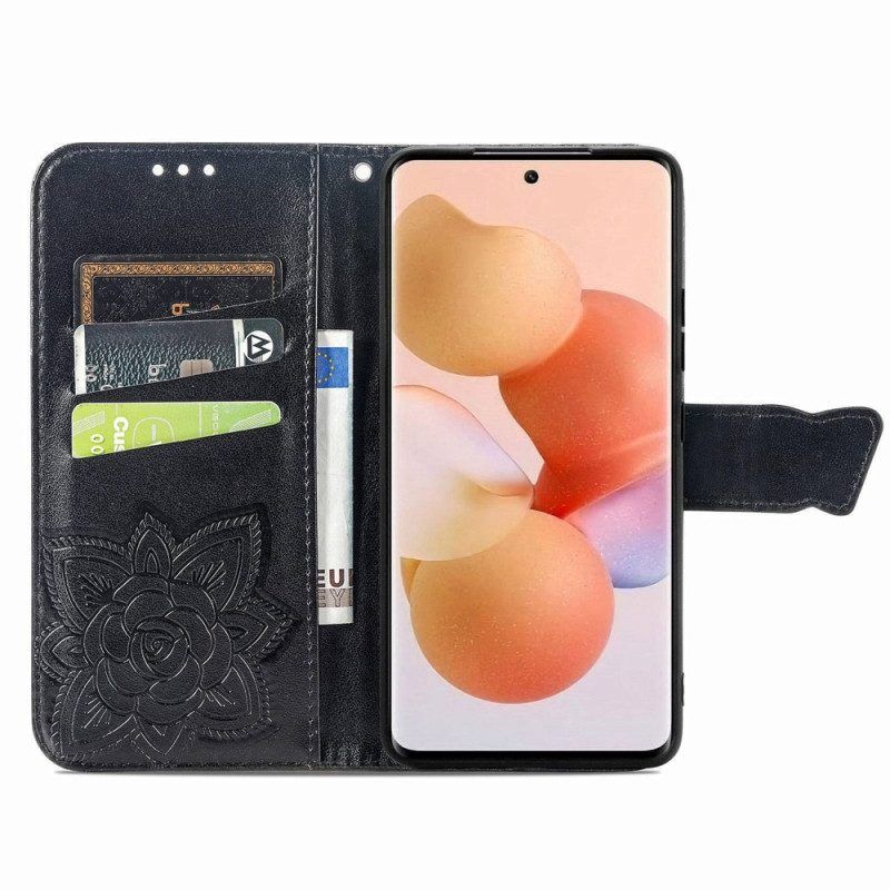 Flip Case Für Xiaomi 12 Lite Barocker Schmetterling