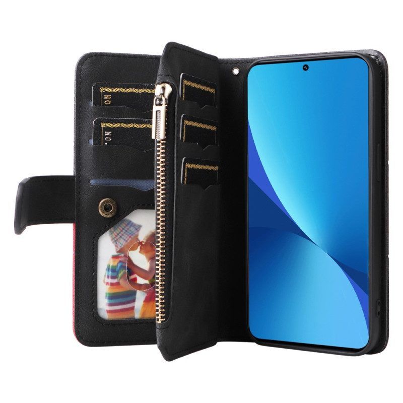 Flip Case Für Xiaomi 12 Lite Zweifarbig Mit Münzfach