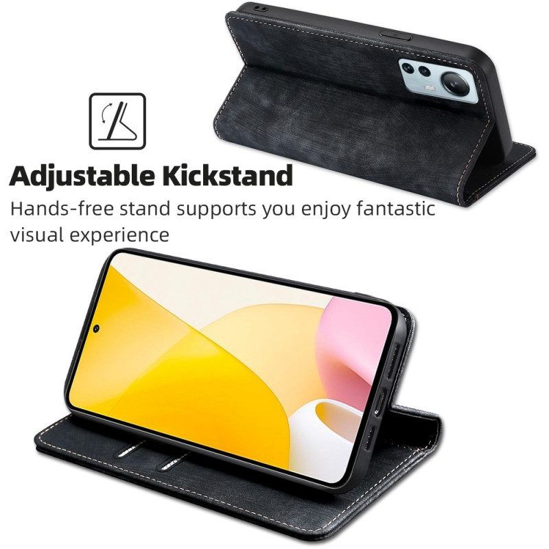 Schutzhülle Für Xiaomi 12 Lite Flip Case Retro-lederstil