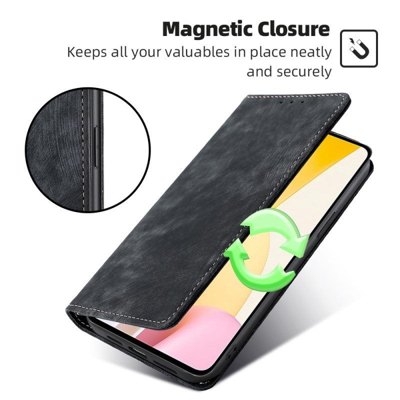 Schutzhülle Für Xiaomi 12 Lite Flip Case Retro-lederstil