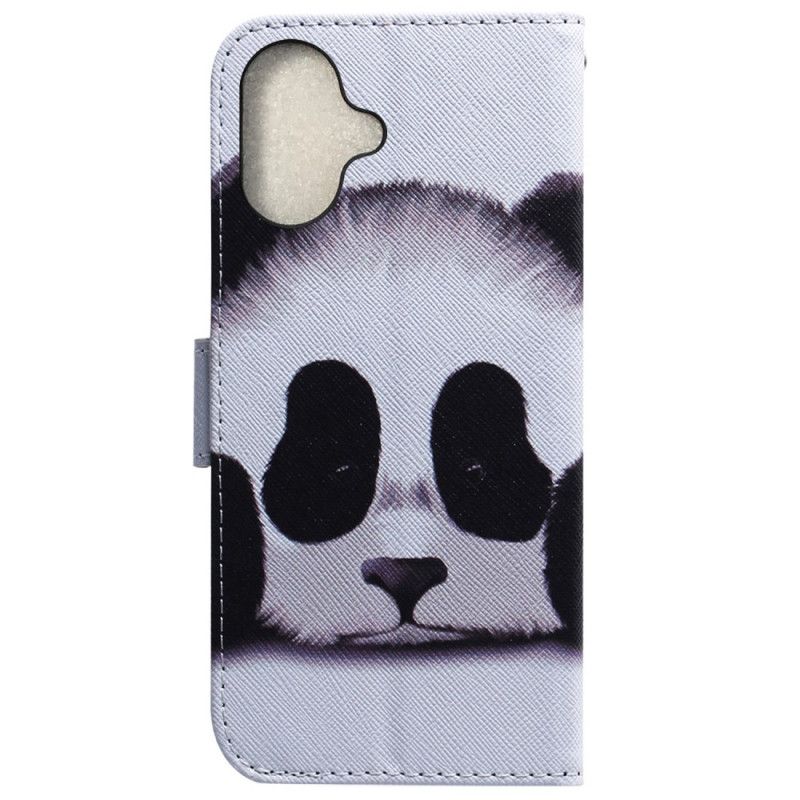 Lederhüllen iPhone 16 Handyhülle Panda