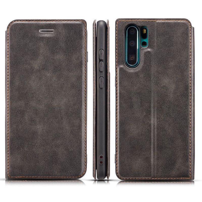 Flip Case Für Samsung Galaxy Note 10 Plus Schwarz Ultra-Finesse