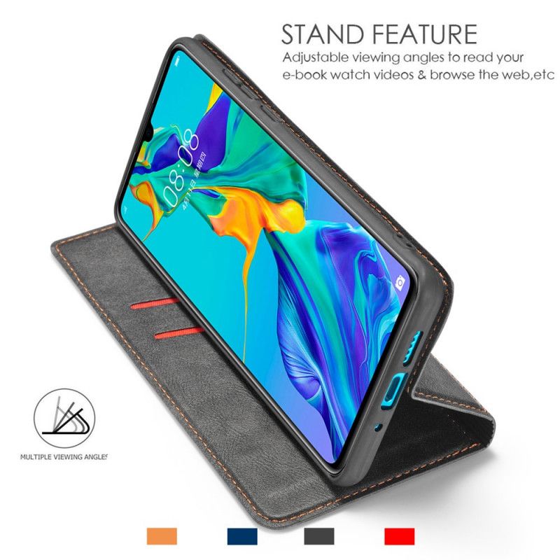 Flip Case Für Samsung Galaxy Note 10 Plus Schwarz Ultra-Finesse