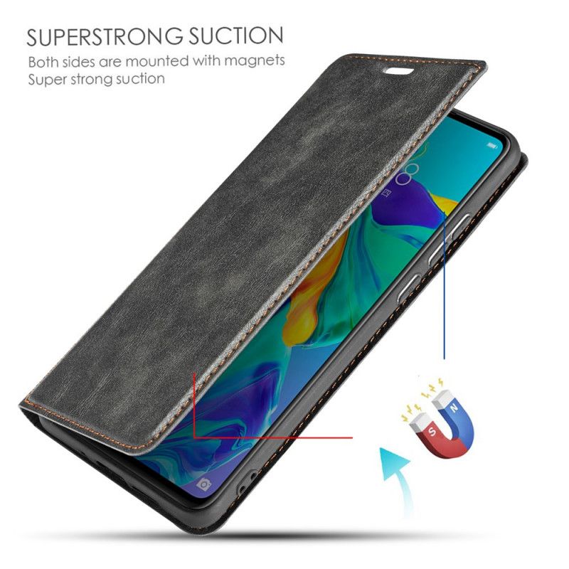 Flip Case Für Samsung Galaxy Note 10 Plus Schwarz Ultra-Finesse