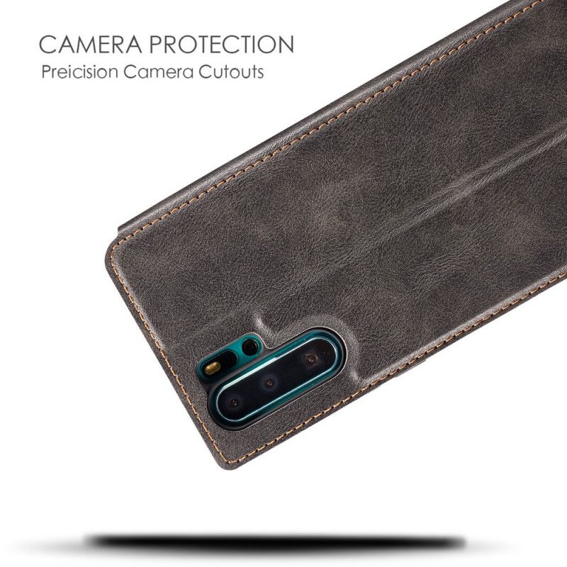 Flip Case Für Samsung Galaxy Note 10 Plus Schwarz Ultra-Finesse