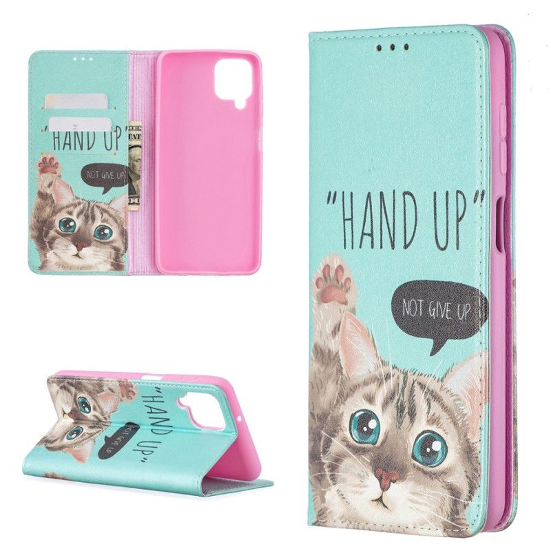 Flip Case Samsung Galaxy A12 Hand Hoch