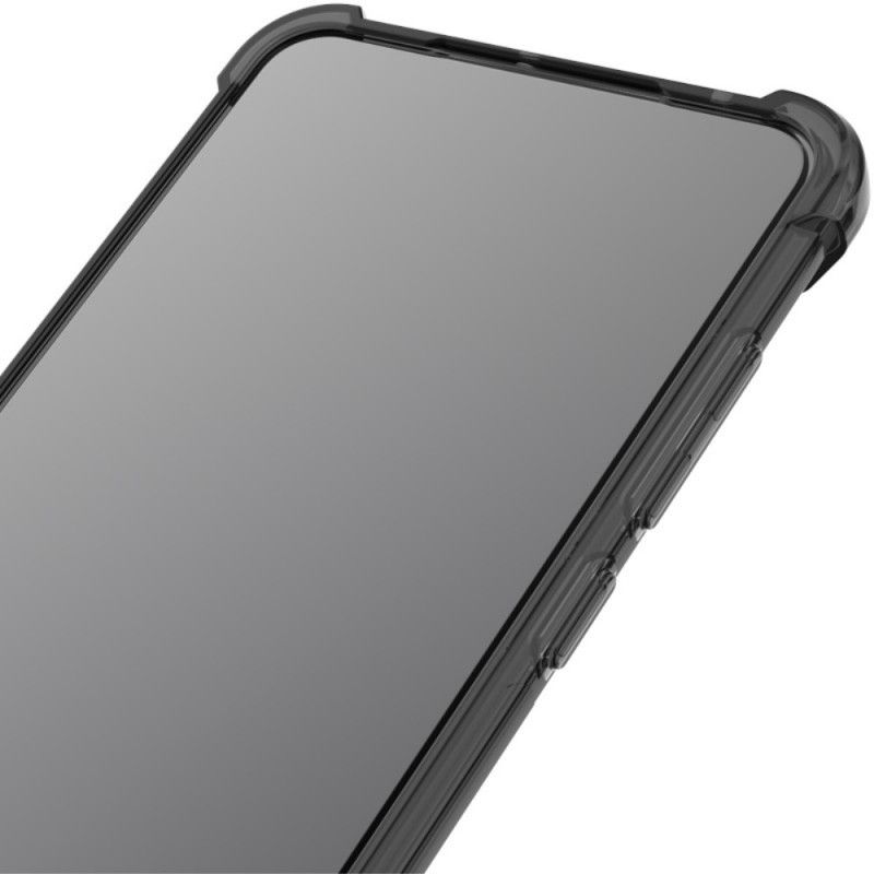 Hülle Für Samsung Galaxy A12 Schwarz Imak Seidig Transparent