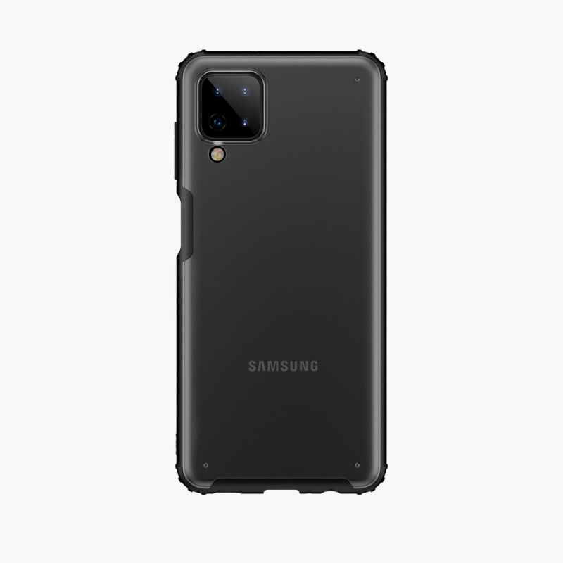 Hülle Samsung Galaxy A12 Schwarz Rüstungsserie