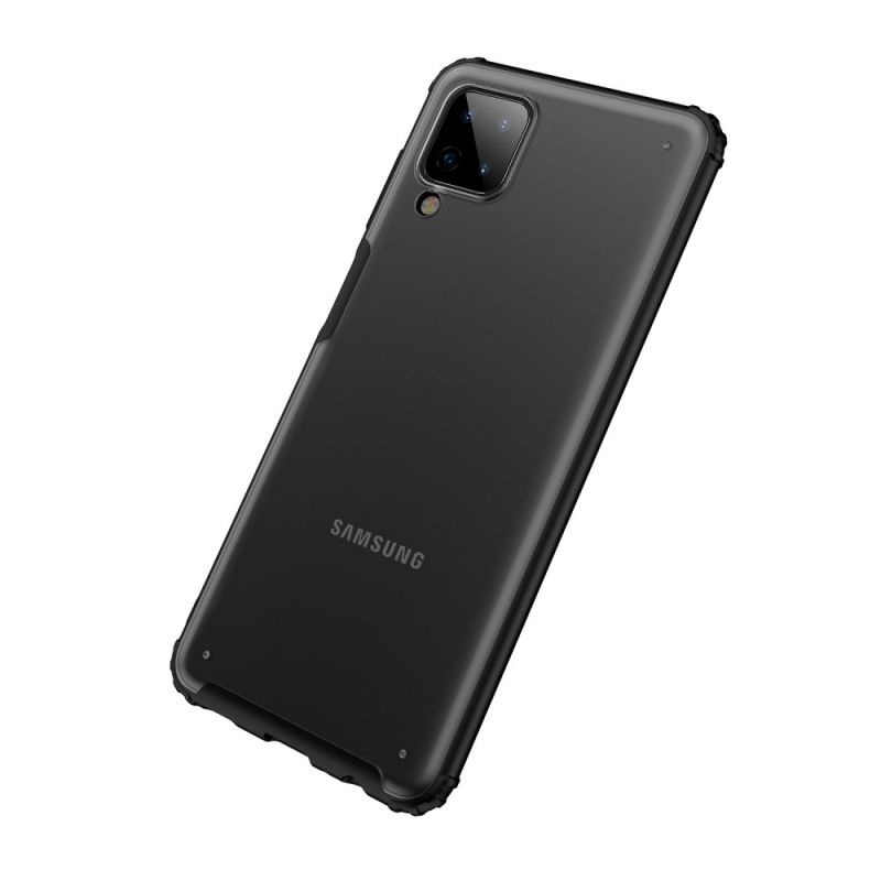 Hülle Samsung Galaxy A12 Schwarz Rüstungsserie