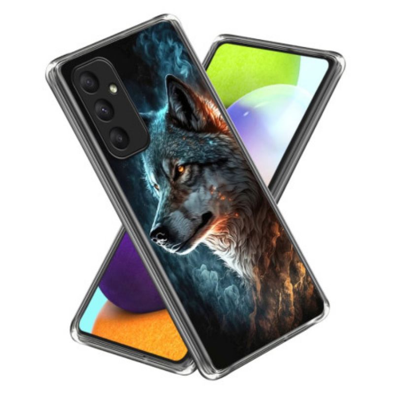 Hülle Für Samsung Galaxy A55 5g Wilder Wolf